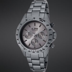 Line a_line 20050-GR Amore Chronograph Grey Aluminum, Women